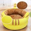 Doghouse Cathouse  Pet Nest  Arctic Velvet Cushion  Round Pet Bed Winter Warm Pet Supplies