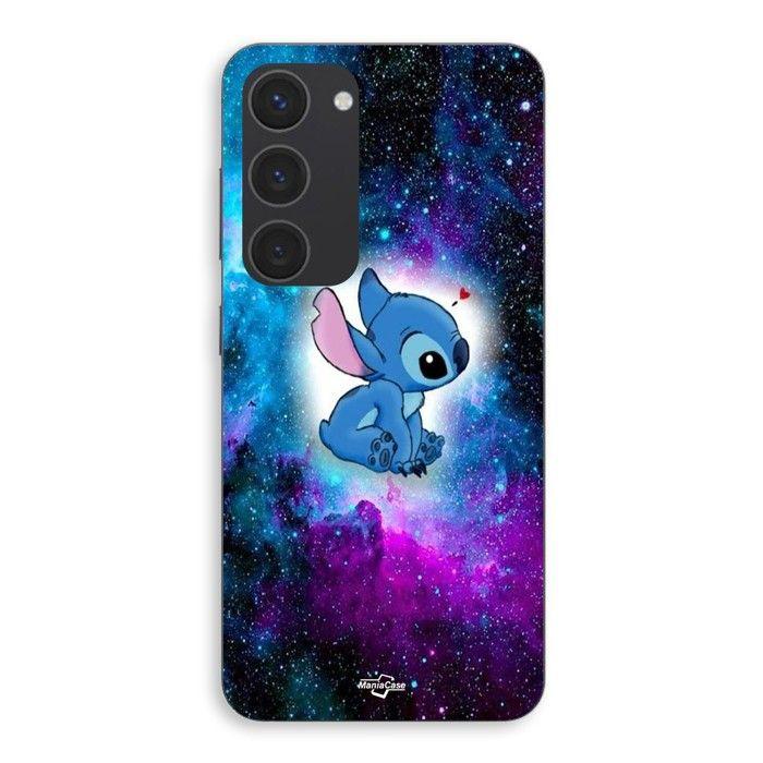 Coque de téléphone - MANIACASE - Samsung Galaxy S23 - Silicone - Souple - Stitch ohana espace coloré