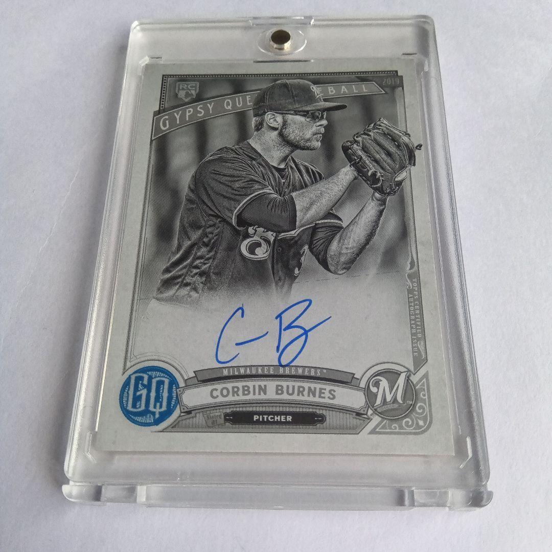 Used 2019 Topps Corbin Burns Rookie Auto 50 Series
