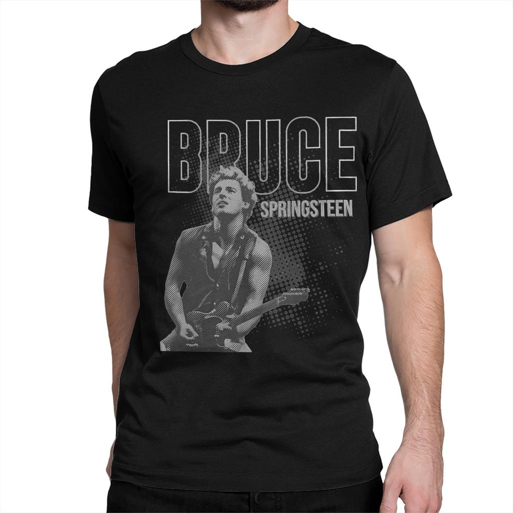 Bruce The E Street Band Springsteen Thunder Road Camisetas Hombre Mujer Algodón Puro Camiseta Divertida Camiseta Ropa Idea de Regalo
