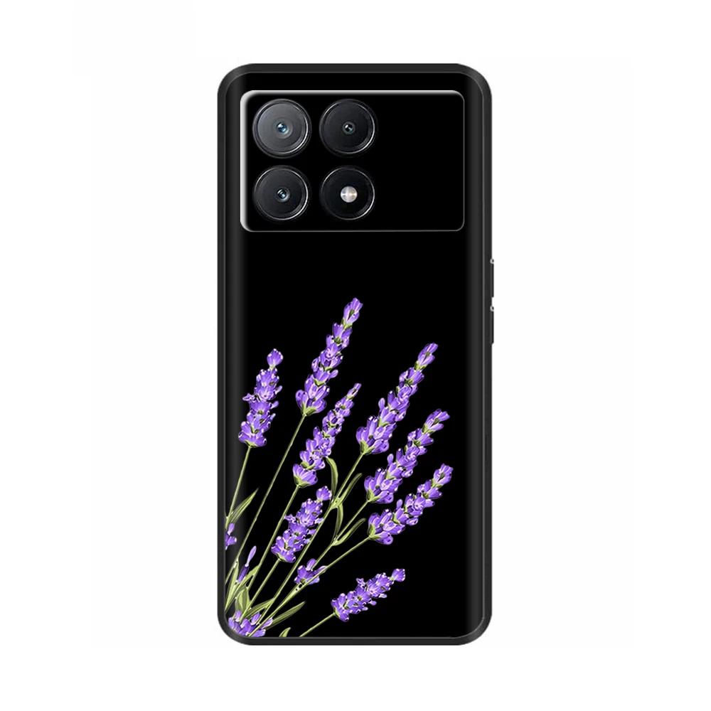Case For Poco X6 Pro Phone Back Cover For Poco X6 Neo Pocox6 Pro 5G Soft Black Silicone Bumper Shockproof Protective Shell Cases