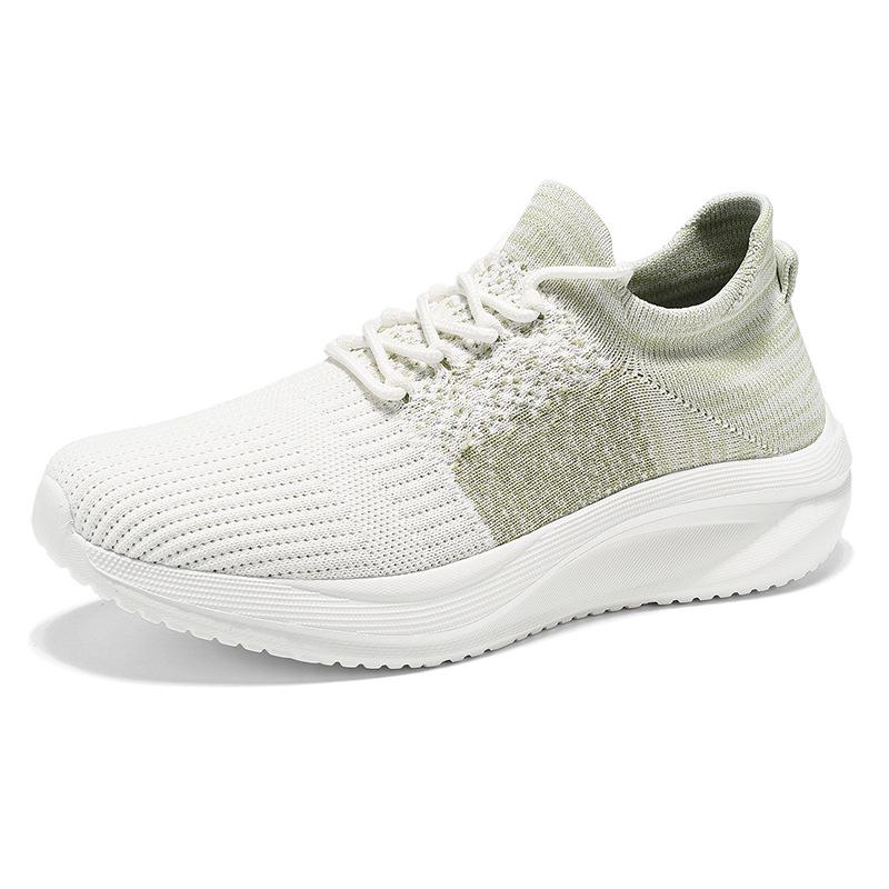 Plus Size Men s Lightweight Flyknit Sports Shoes - Fashionable, Breathable, and Trendy for Casual Walking 41