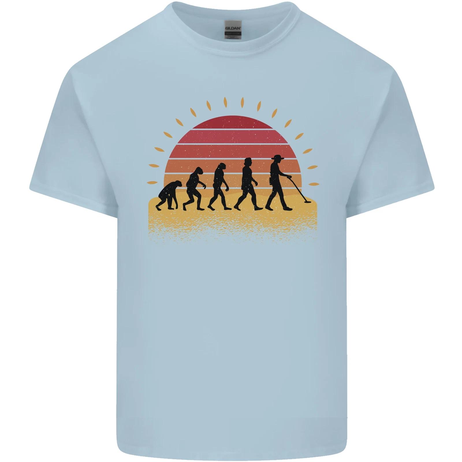 Metal Detecting Evolution Detector Kids T-Shirt Childrens 2XL