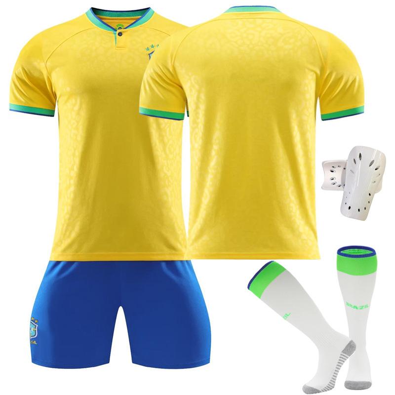Brazil Jersey No. 10 Neymar 20 Vinicius 9 Charlison 18 Jesus Jersey Football Short Sleeve