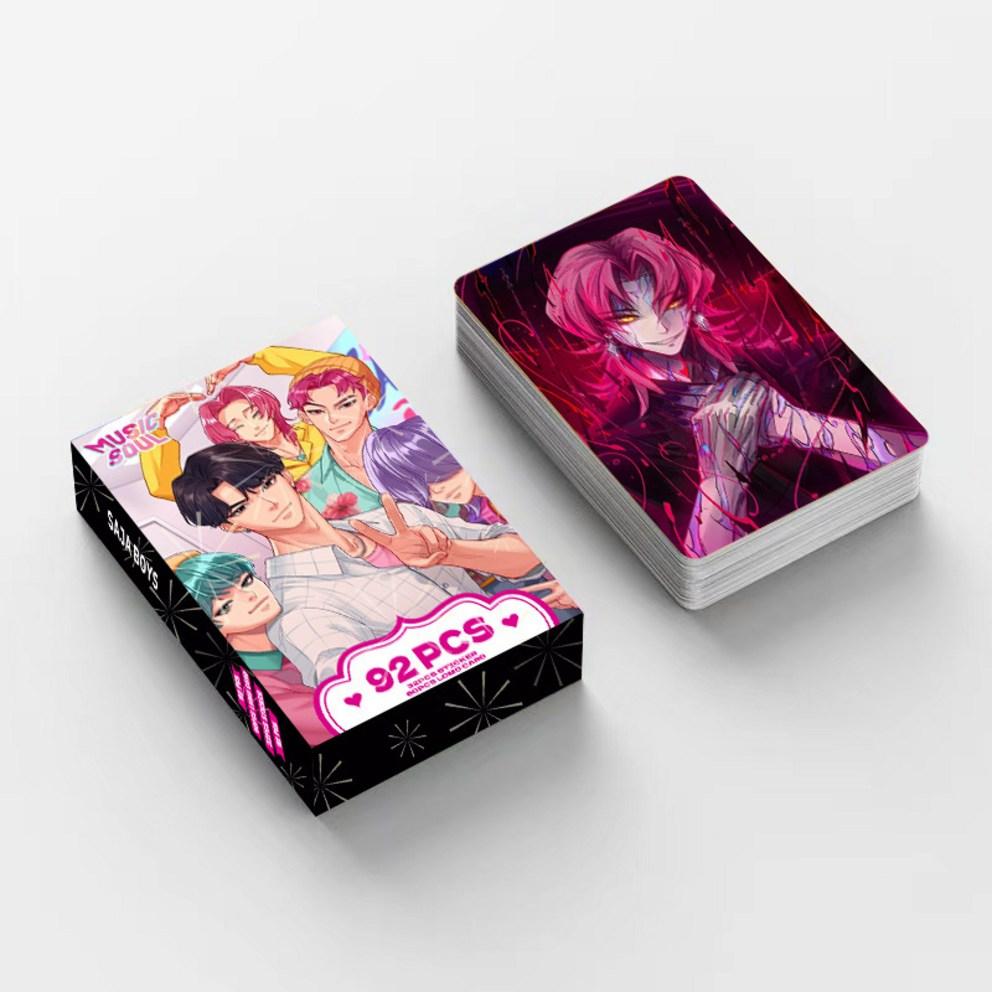 K-pop Demon Hunters Sticker Lomo Card 92pcs Kedehun Photocard, Lion Boyz Lomo Card..., 1pc