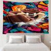 Tazmanian Devil's Fury Tapestry, Unique Design Tapestry, Wall Decor for Bedroom,Livingroom, Playroom,Heartwarming Fan Holiday Gifts