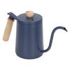 Kaffee Übergießen Wasserkocher 600ml 304 Edelstahl Schwanenhals Auslauf Holz Griff Schwanenhals Wasserkocher für