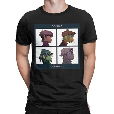 Twins Heads Novelty Graphic 100 Cotton Tshirt Gorillaz Tops Tees For Unisex