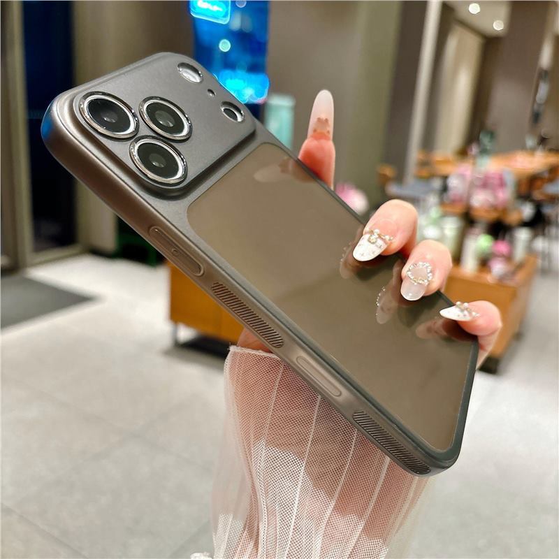 Slim Non-slip Edge for Apple iPhone17 Pro Max Mobile Phone Case 16/15/14/13 Matte 12 Simple