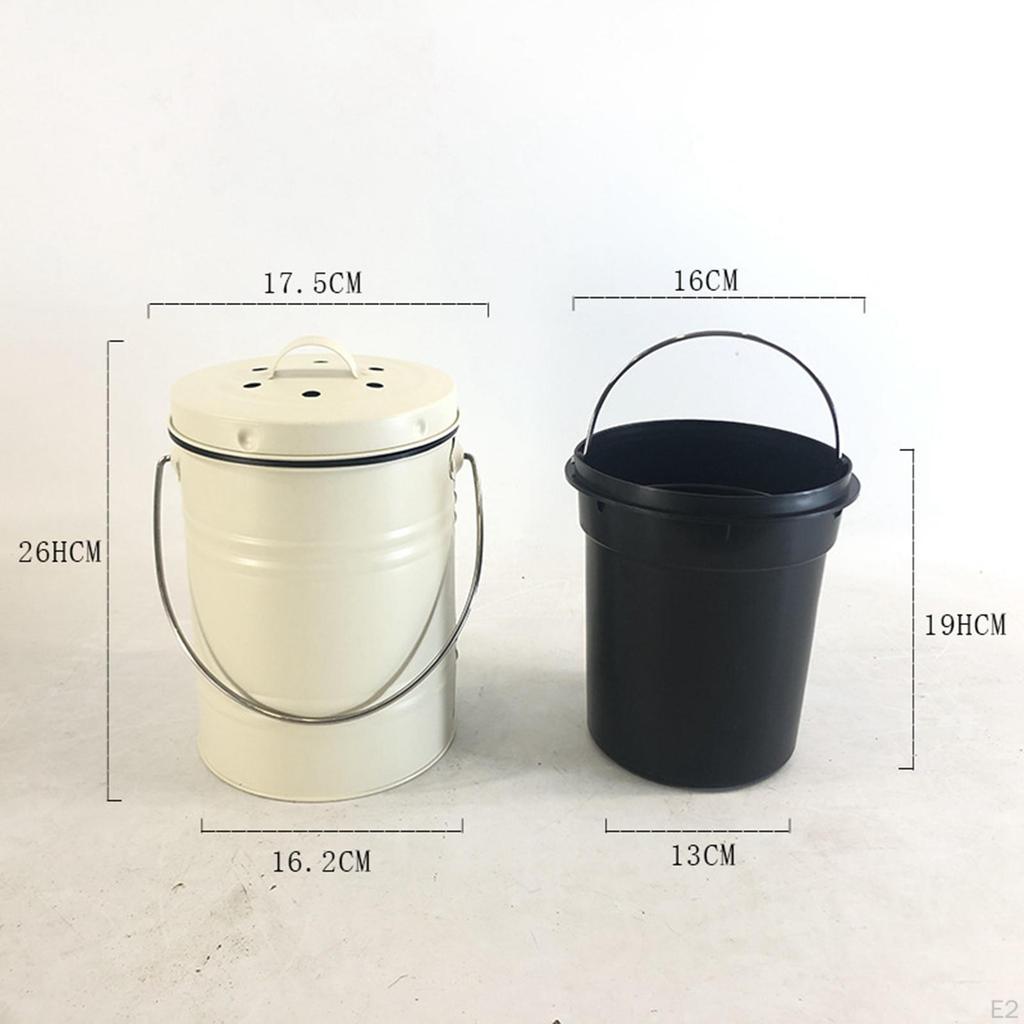 Kitchen Compost Bin Food Waste Portable Bucket Fermentation Tank for