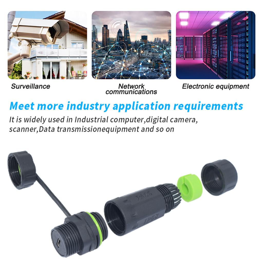 Highly Speed USB3.1 Type C Female to Female Connector for Secure Outdoor Application Reliable Connection in All Weather