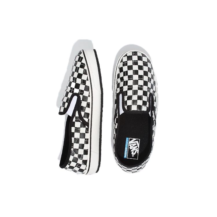 Vans Slip-Er 2 Šachovnica - Čierno-biele Unisex tenisky Klasická biela VN0A4UWOIB8
