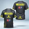 Pánské 3D potisk Padel Revolution Estrella dres Prodyšné Rychleschnoucí Krátký rukáv Padel tenisové tričko Sportovní trénink Fanouškovská uniforma Vrcholy