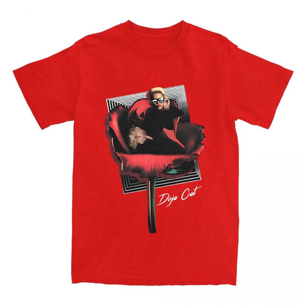 VIE IN BLOOM T-SHIRT Doja Cat Fashion Singer Graphic Tshirts Cotton Short Sleeve Female T Shirt Casual Unisex Streetwear Print