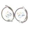 L37A-Extended Rear Brake Lines For Jeep Wrangler JK 2007-2018 4-6 Inch Of Lift 89708