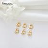 14K Gold Plated Brass Pendant Bail Smooth Connector Fastener For Necklace Making  Accessories Jewelry Making Wholesale