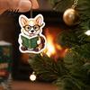 Interactive Unboxing Games 2026 Corgi Christmas Advent Calendar, 24 Days Acrylic Dog Ornaments Countdown 2D Festive Decoration for Kids Holiday