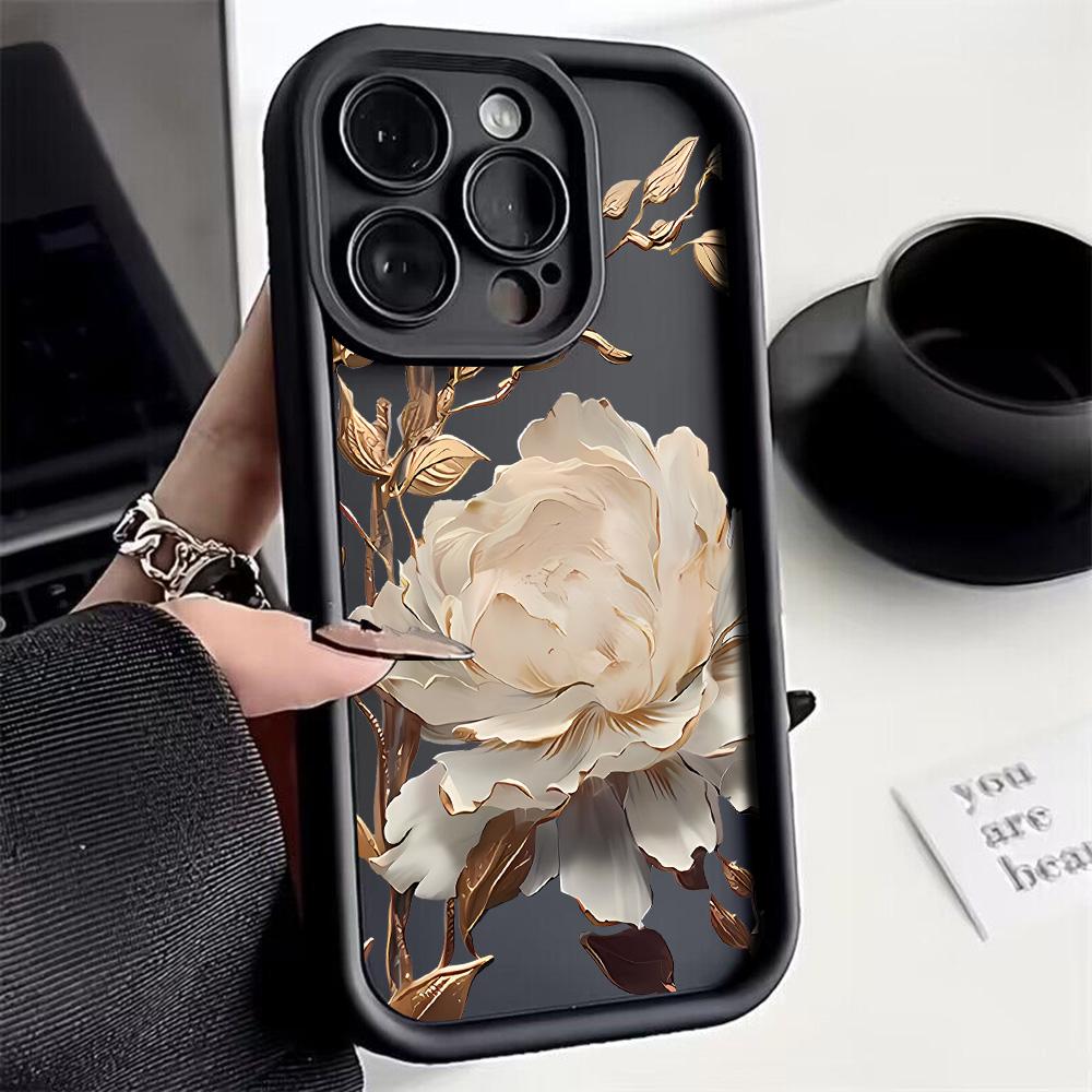 Beautiful Flower Fashion Phone Case for Samsung S25 S24 S23 S22 S21 S20 Note 20 FE Plus Ultra 4G 5G Soft Silicone TPU Cover