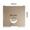 H2D Build Plate PEI Smooth PEO PET PEY Double Sided Spring Buildplate Steel Sheet For Bambu Lab H2D with QR Code
