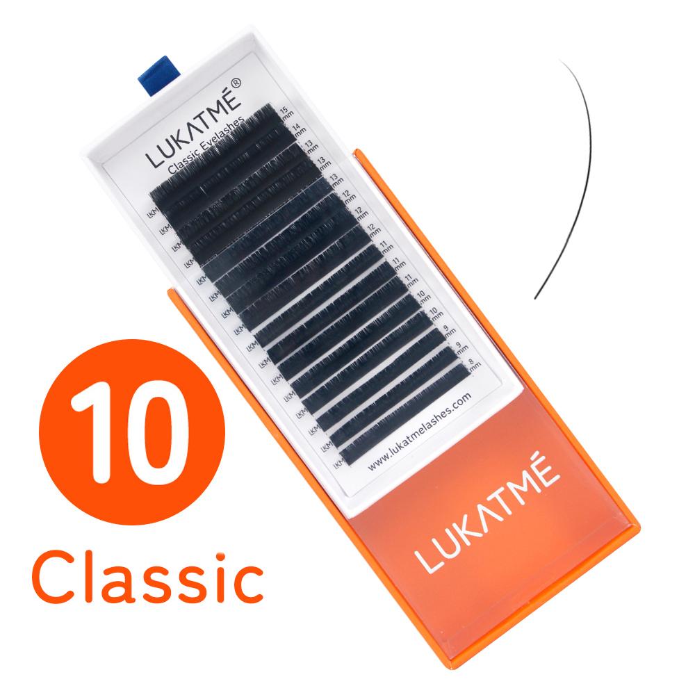 10PCS/SET LUKATME Premade Fans False Eyelashes 3D-7D W Shape Curl D 8-15mm Mix 3D 4D 5D 6D 7D Wholesale Eyelash Extensions
