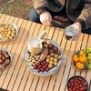 Multi Functional Portable BBQ Stove Food Charcoal Barbecue Grill for Outdoor Camping Trips Coal Burners Barbecue Tool