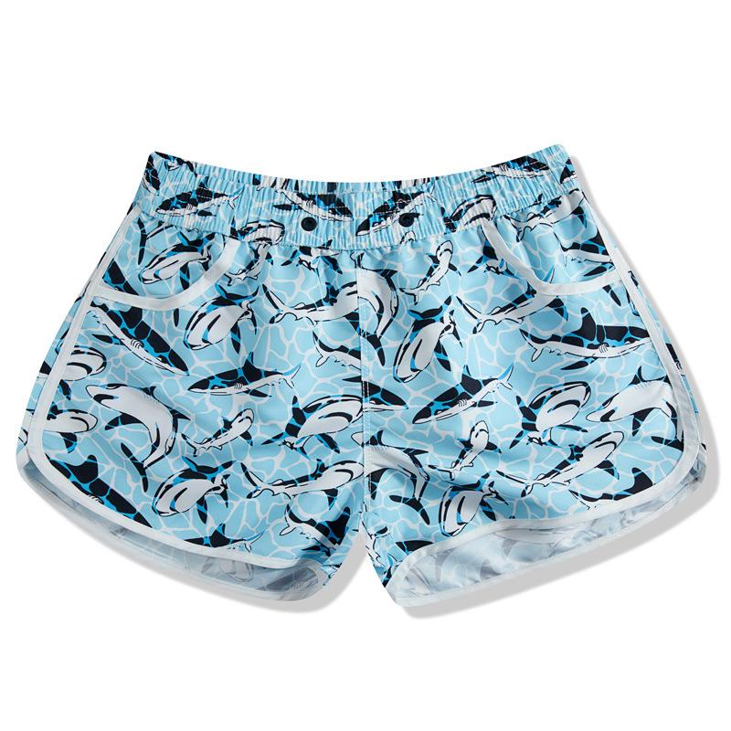 Summer Women Casual Beach Quick-dry Shorts Loose Elastic Waist Short Pants