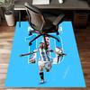 1 Stück Fußballstar Design Bedruckter Teppich für Schlafzimmer Wohnzimmer Heimdeko Teppiche Matte Rutschfeste Matte Teppich für das Bett