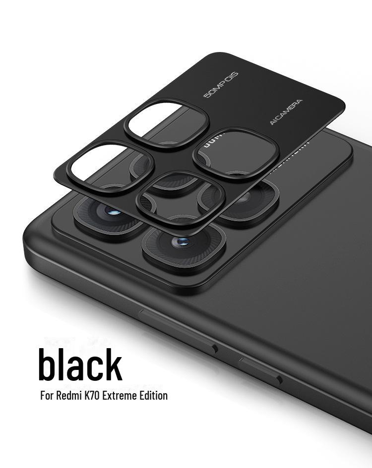 

Redmi K70 Supreme металлическая наклейка на объектив: Полая конструкция для беспрепятственных фотографий, в комплект входит пленка для объектива телефона K70Pro