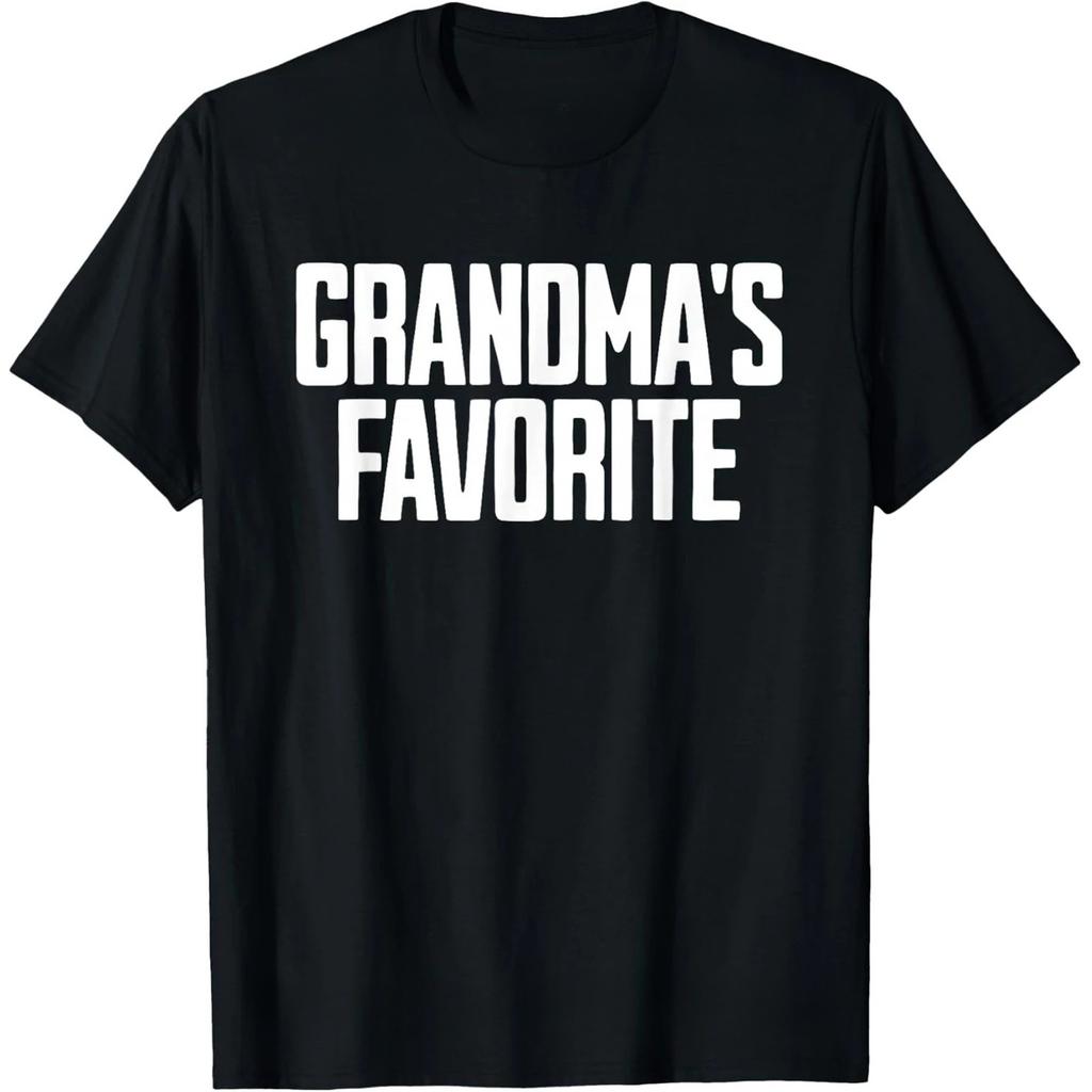 Funny Grandmas Favorite Graphic T Shirts Men Women Humor Streetwear Tee Shirt Short Sleeve Unisex Loose Clothing