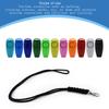 High Frequency Dog Whistle with Clicker Device Practical Dog Training Whistle with Neck Strap for Outdoor Indoor