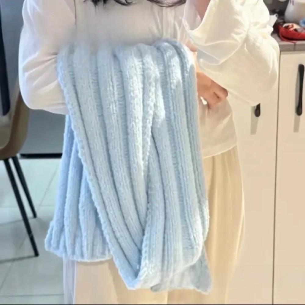 100g Neues flauschiges Mohairgarn Einfarbig Weiches Baumwollgarnknäuel Warm Mitteldick Strickschalgarn Strickpullover