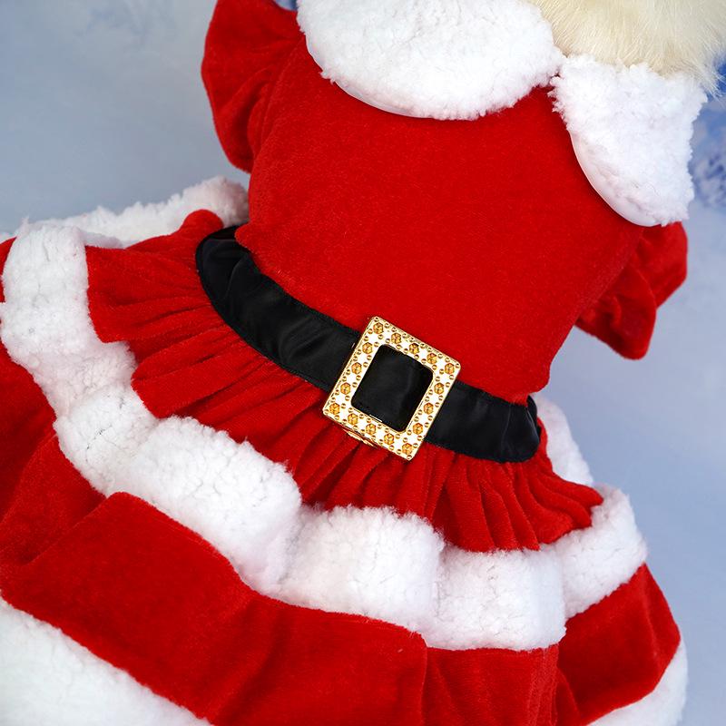 Costume di Natale e Capodanno per Animali Domestici - Abito per Cani per Feste