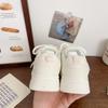Milky White Women's Thick-Soled Korean Style Board Shoes - Autumn Ugly-Cute Chic Sneakers