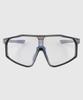 Tuditeo Sports Athletic Running Goggles Iter Sunglasses C9 Photochromic Violet/Clear Frame Gray