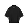 Adidas X Fear of God Athletics Heavy Jersey 3/4 Mock Tee Black Unisex Tops IS6839