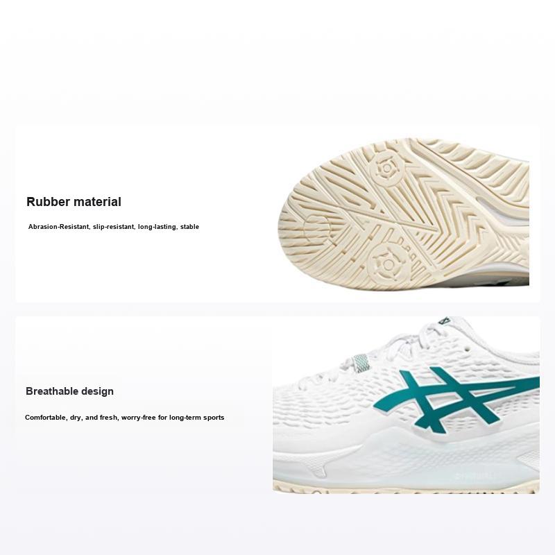 Asics Мужские кроссовки Gel Resolution 9 White Pitch Green 1041A435-101 46