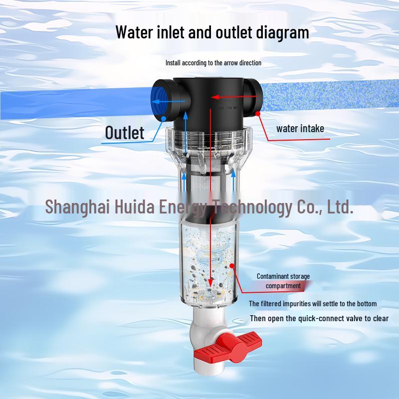 Aquarium Auto-Reinigungs-Fischabfallfilter mit selbstentleerendem Sand-Vorfilter