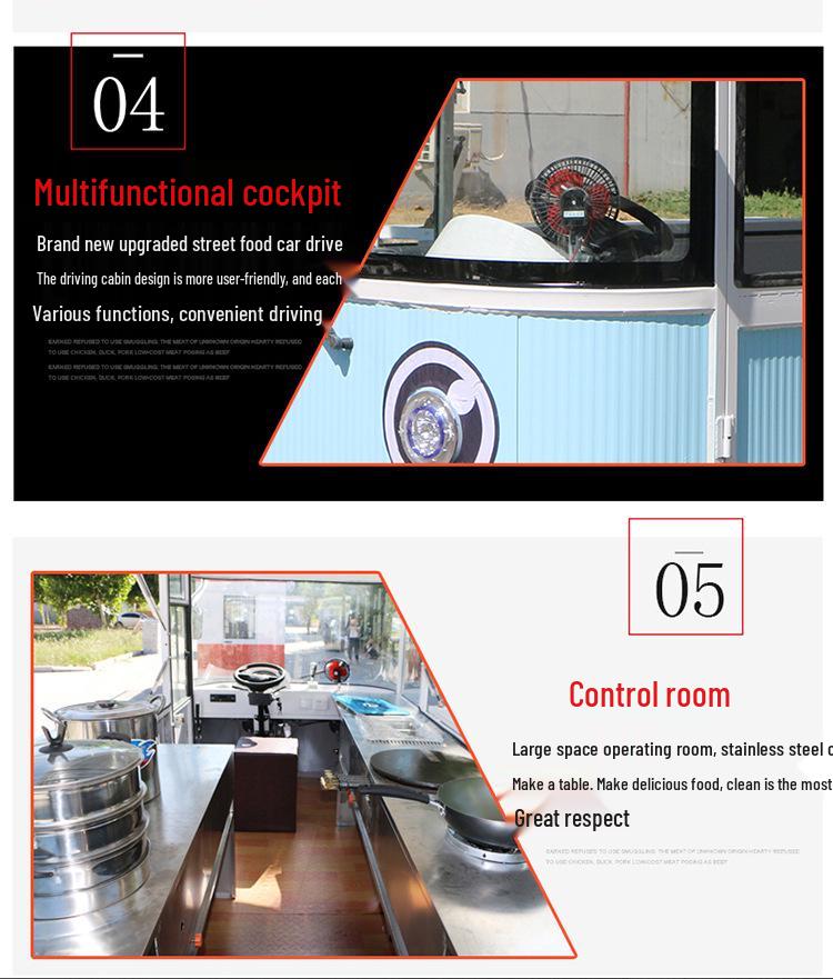 Stainless Steel Mobile Snack Cart: Fast Food, Skewers, BBQ, Cold Drinks - Multifunctional Dining Car for Scenic Areas.