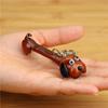 First Layer Cowhide Creative Puppy Pendant Bag Pendant Car Zodiac Keychain Animal Dachshund Dog Doll Gift