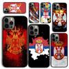 Serbia Flag Banner Coque Phone Case for iPhone 17 Air 16 16e 5 Plus for Apple 13 11 12 14 Pro Max Back Cover Fundas Shell
