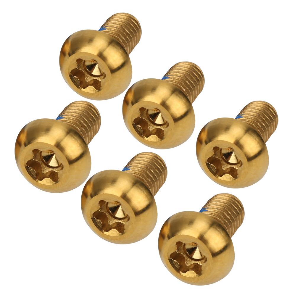 6pcsCelsiusbox M5x10mm Alloy Bike Brake Rotor Disc T25 Screws