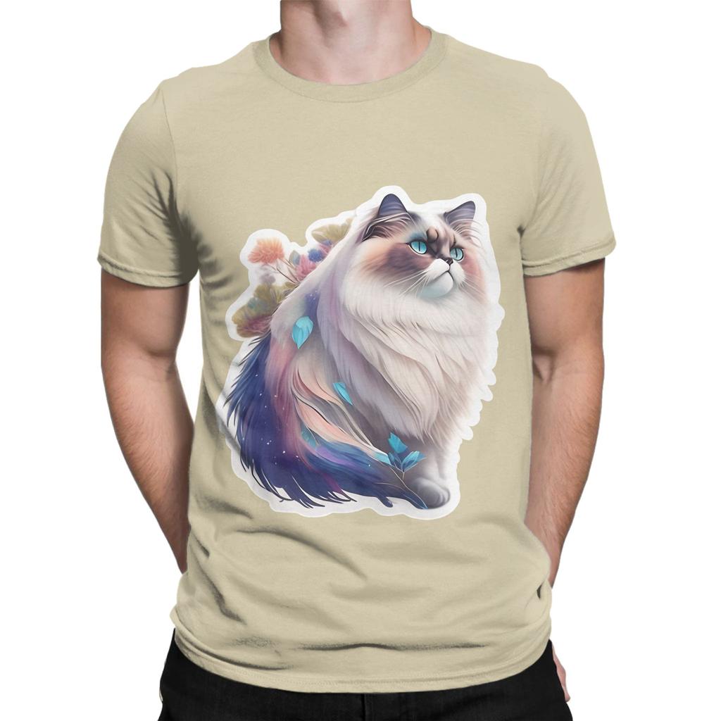 Ragdoll Sticker and Print Out poster Graphic 100 Cotton TShirt Ragdoll Tops Tees For Unisex