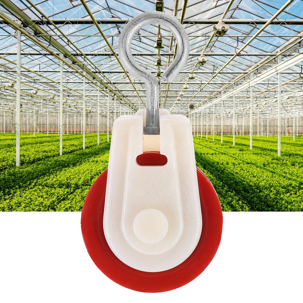 10Pcs Greenhouse Pulley Ventilation Outlet Pulley Accessories for Agriculture Farm
