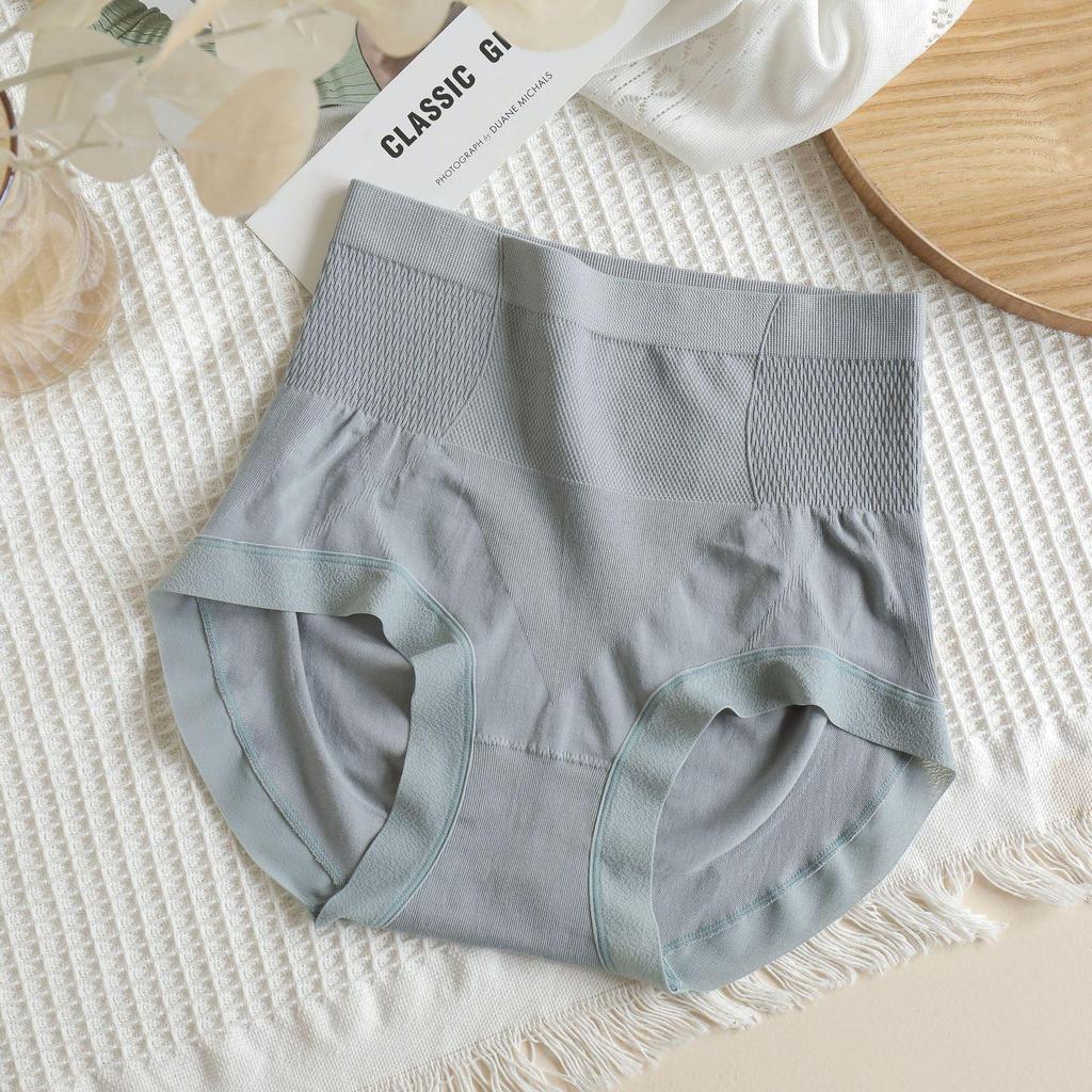 Hochgeschnittene nahtlose Damenunterwäsche mit Bauchkontrolle - Antibakterieller Seidenzwickel, Übergröße, Atmungsaktive Shorty-Slips (2025)