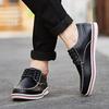 Leather Shoes Casual Sneakers Men Shoes Driving Comfortable Split Leather Shoes Tooling Shoes