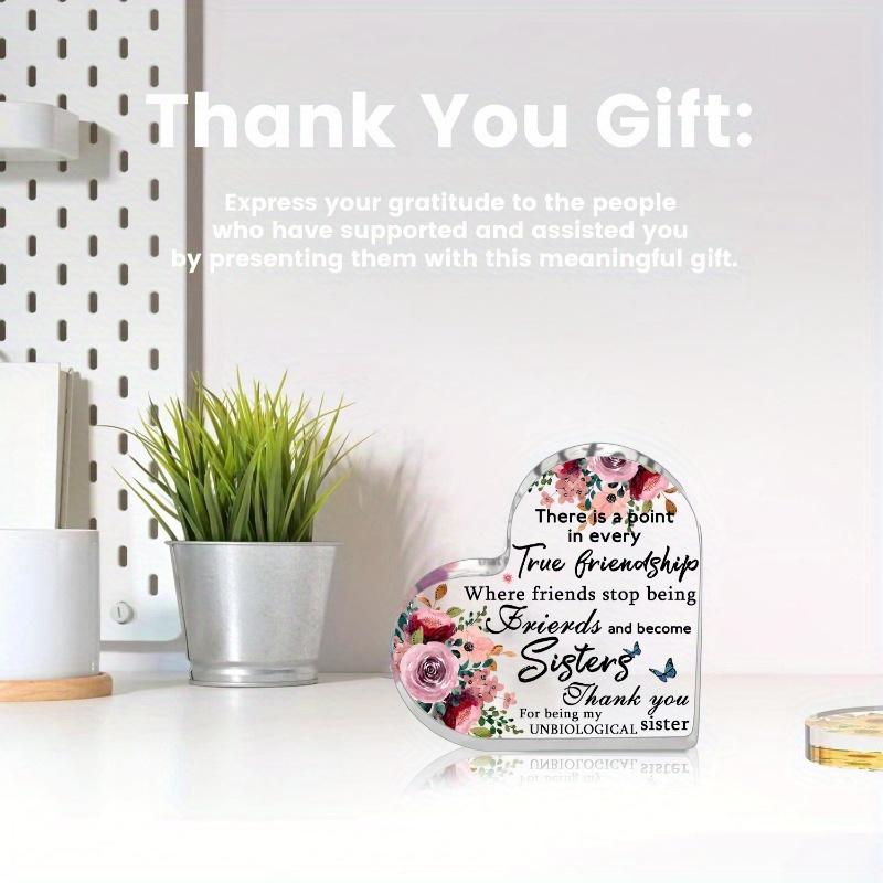 2D Plane Acrylic True Sisters Friendship Decoration, Indoor and Outdoor Decoration - No Battery/power, Free Day Decoration, Shop Decoration, Durable O