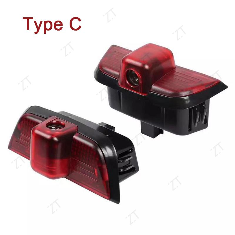 HD Glass Lens Car Door Light Welcome Lamp Never Fade For Mercedes Benz CLA E C S V CLS CLA CLK SLK SLR Class Sprinter Viano Vito