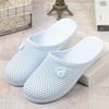 Summer New Hole Sandals Flat Bottom Bag Head Slippers Women's Soft Bottom Non-slip Indoor and Outdoor Wear Casual Bathroom Mop