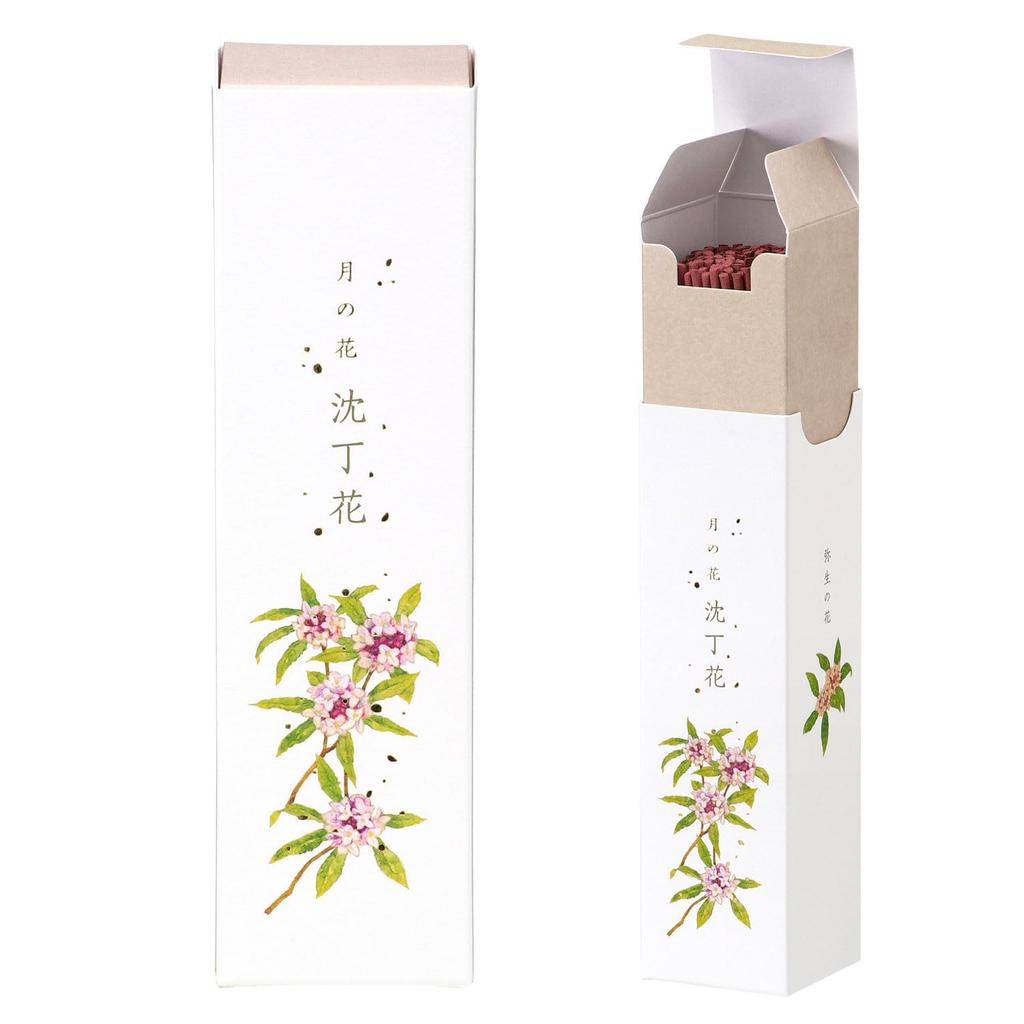 Kameyama Moon Flowers, Daphne Scent, Approx. 90g, 130 Sticks, Incense