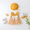 Girls' Dress Spring Summer New Baby Girl Pastoral Style Dress Baby Children's Princess Dress